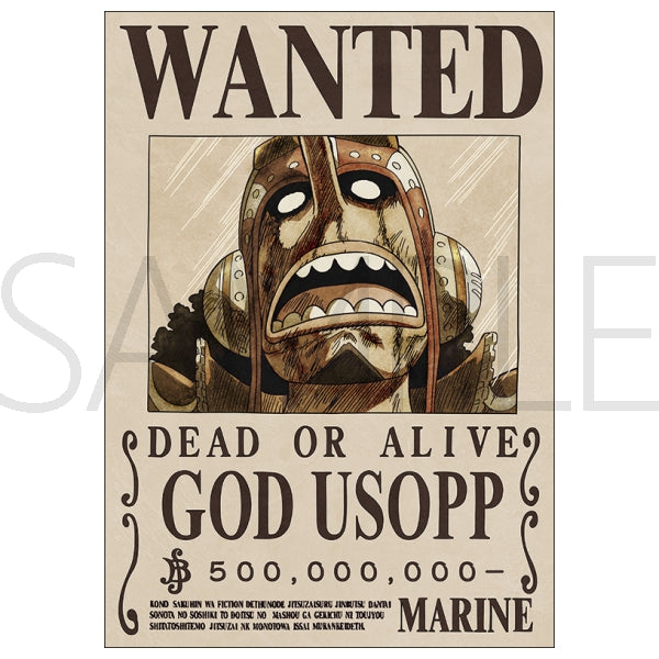 One Piece Official Navy Wanted Poster - Usopp